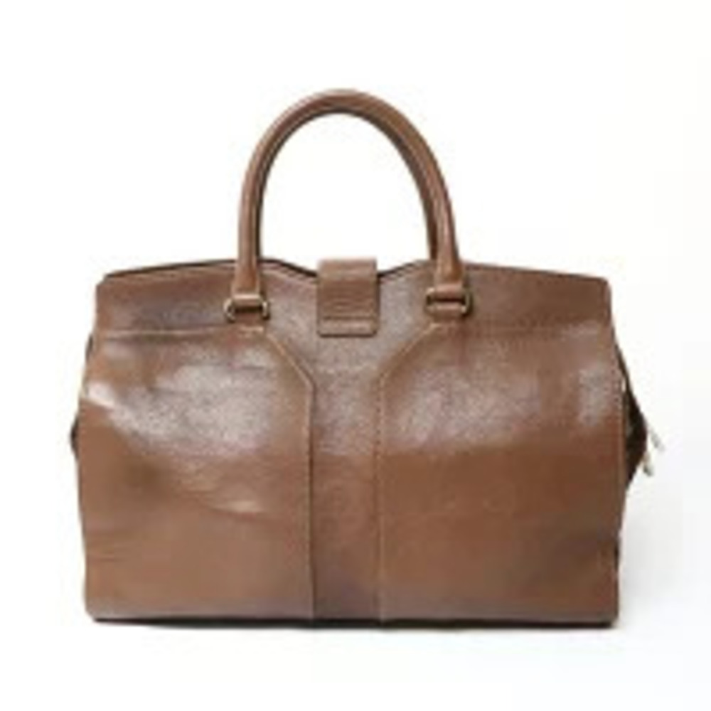 Yves Saint Laurent Leather Cabas Handbag Brown - Picture 2 of 13